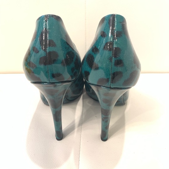 Dolce & Gabbana Patent Leather Leopard Shoes Sz 40 - Picture 3 of 6